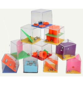 Jeu de patience cube casse-tête 4x4x4 cm