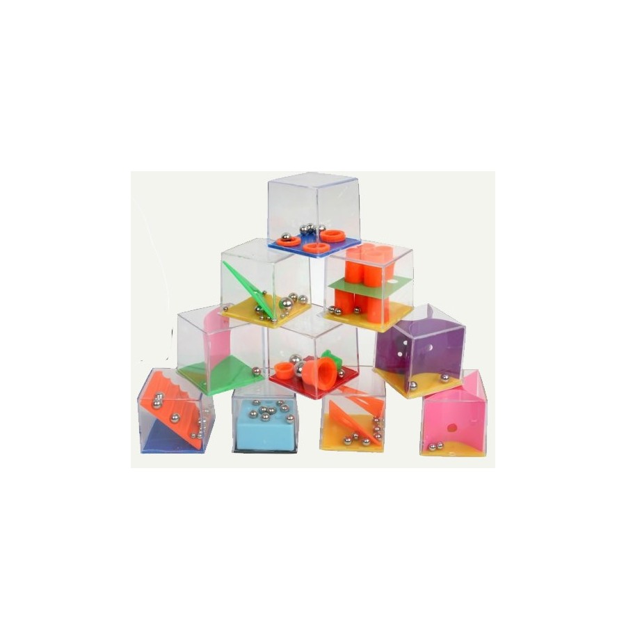 Jeu de patience cube casse-tête 4x4x4 cm l'unité modèle aléatoire