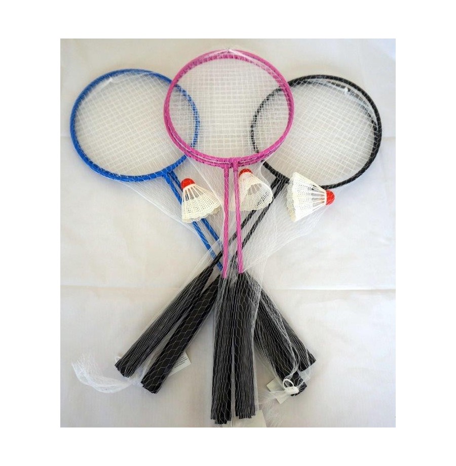 Badminton 2 raquettes + 1 volant 60 cm