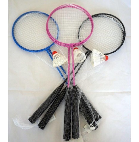 Badminton 2 raquettes + 1 volant 60 cm - Plein air   pas cher