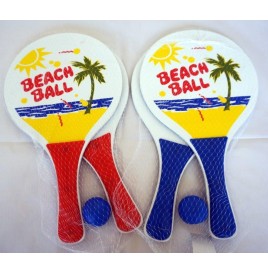 Raquettes beach ball 34 x 19 cm + 1 balle - Plein air   pas cher