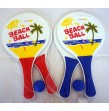 Raquettes beach ball 34 x 19 cm + 1 balle