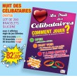 Nuit des célibataires lot de 200 bracelets