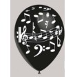 10 Ballons musique 30 cm