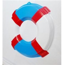 Bouée de sauvetage plastique 3D45 cm
