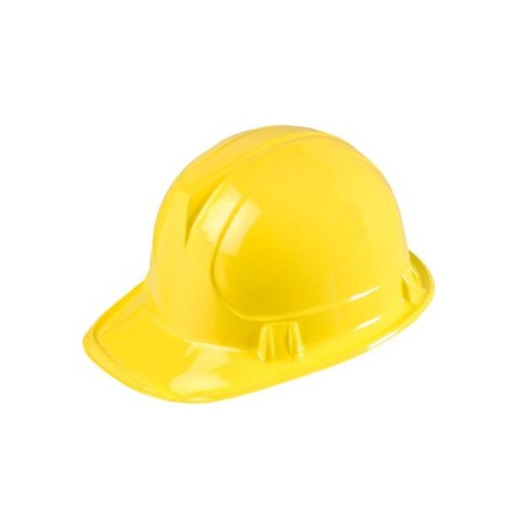 Casque de chantier jaune - Chapeaux  pas cher