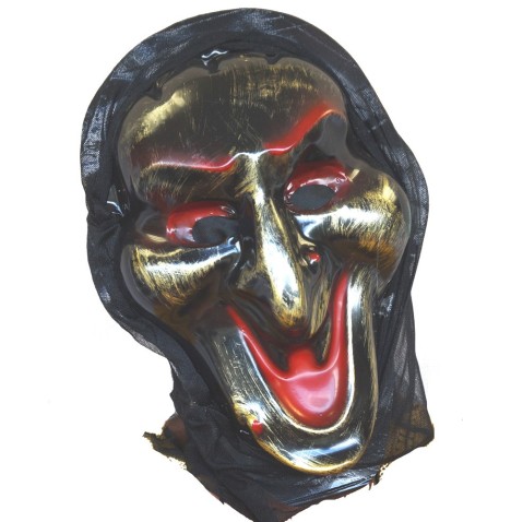 Masque sorcière  avec capuche