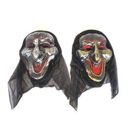 Masque sorcière  avec capuche