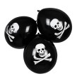 Ballon pirate en latex (sachet de 6) 25cm