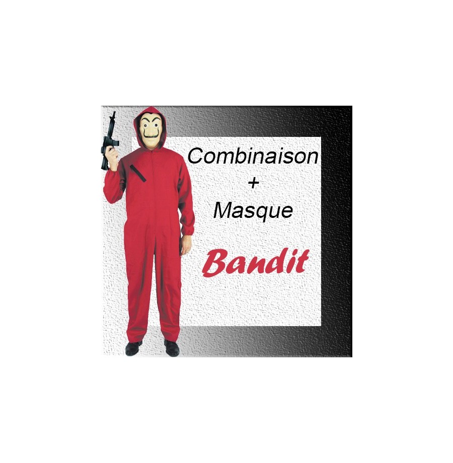Combinaison voleur Taille M/L+ Masque Voleur
