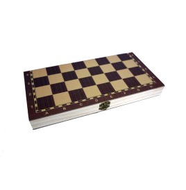 Jeux en bois 3 en 1 (dames échec backgammon) - Jeux de société  pas...