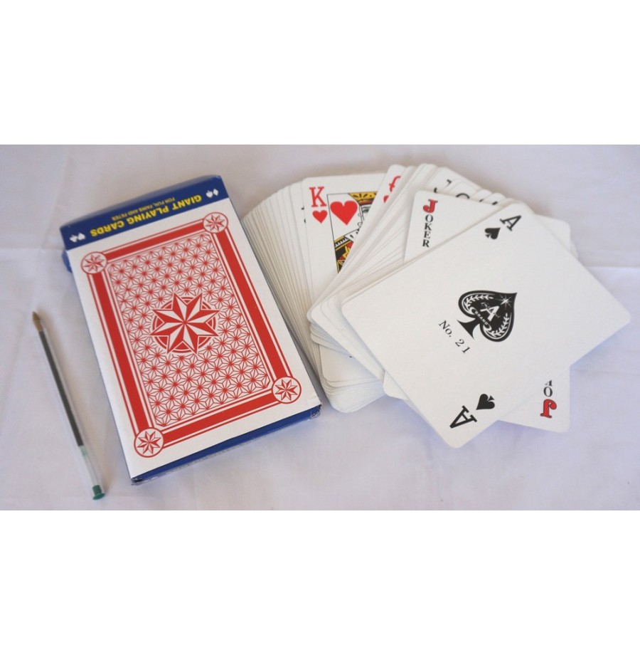 Jeu de 54 cartes  XL   12 x 17 cm