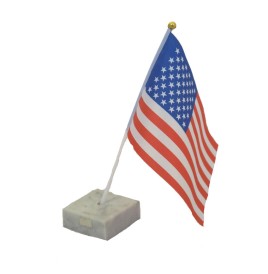 10 Drapeaux USA tissu 14 x 21 cm