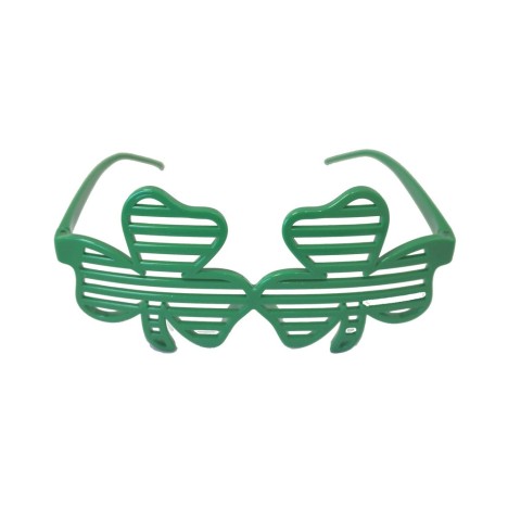 Lunette Trèfle verte sans verre