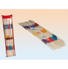 Mikado géant 50 cm (24 bâtonnets) - Jeux bois  pas cher