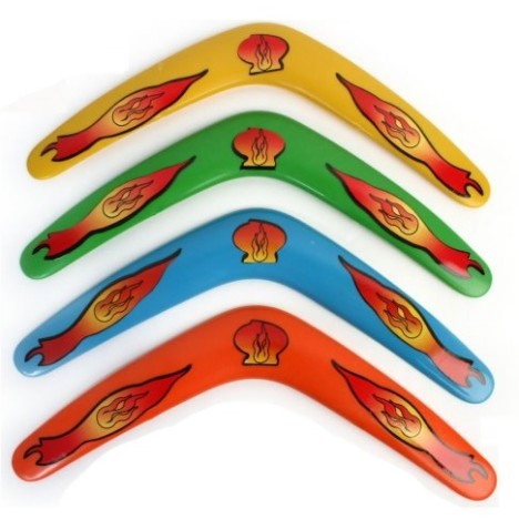 Boomerang 30 cm  l'unité