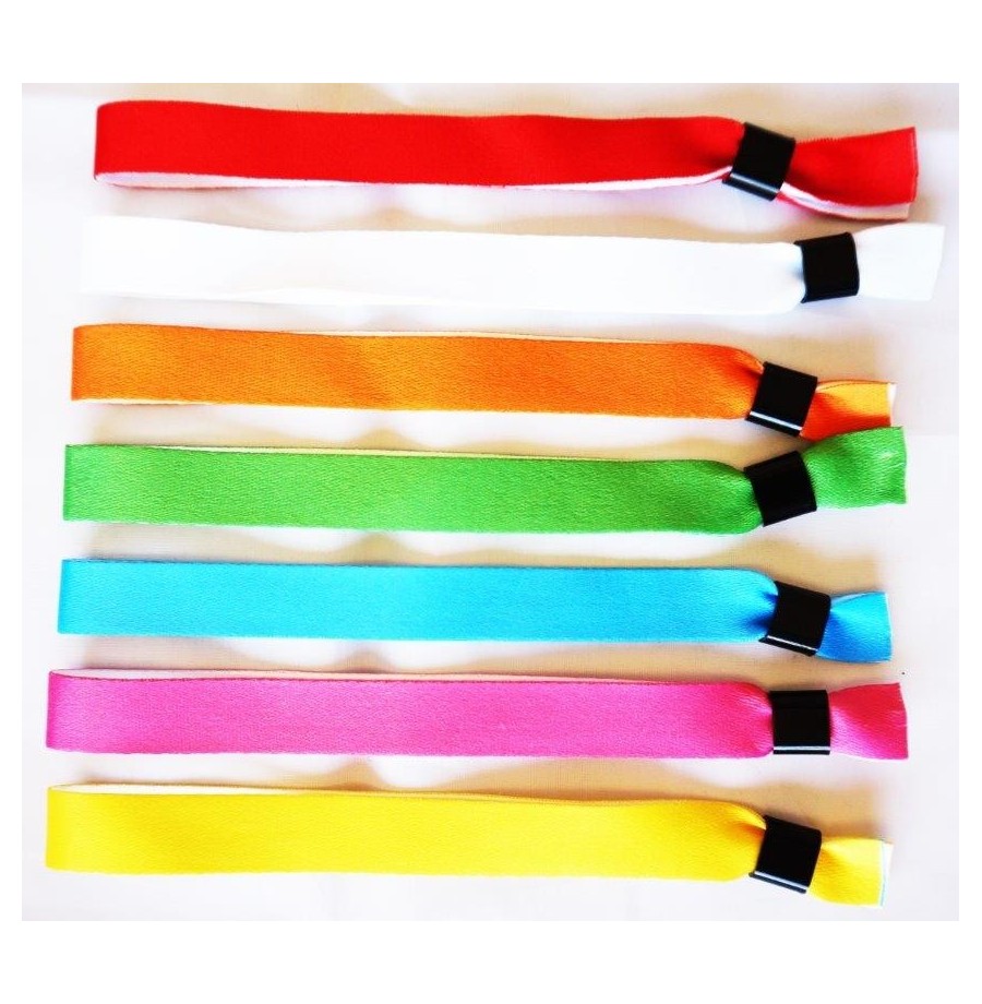100 Bracelets satin doublé inviolables