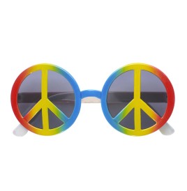 Lunette Peace and Love multicolore - Lunettes  pas cher