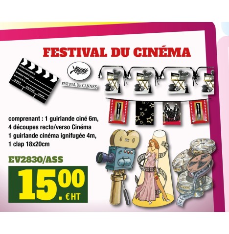 KIT FESTIVAL DE CANNES - Cinéma  pas cher