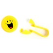 Jeu lance disque Smiley 8 cm