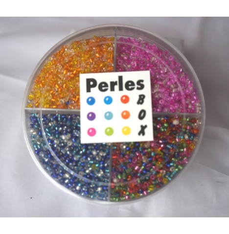 Boites 4 cases mix rouge/orange/violet
