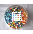 Bte perles rocailles gros-petits trous 4 cases