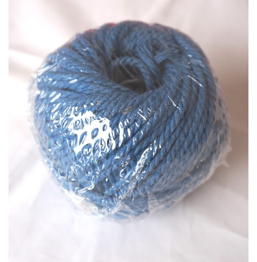 Pelote 165 g coton couleur bleu