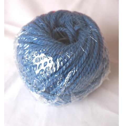 Pelote 165 g coton couleur bleu - Décopatch - Feutrine - Laine - Ob...