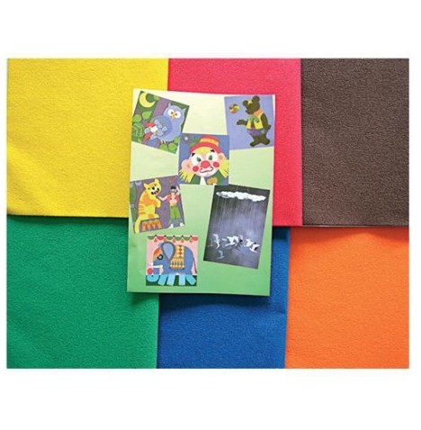 Pochette 12 coupes décovelle mousse 50 x 35 cm
