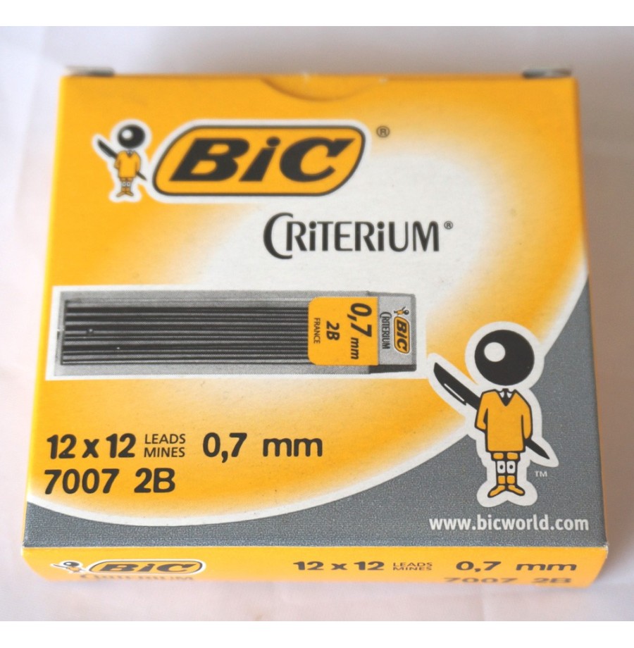 Boîte 12 mines Soft feel Conté 0,7 mm