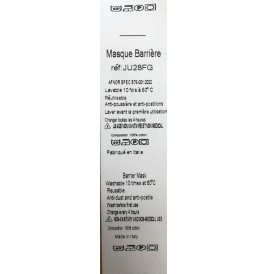 Masque AFNOR lavable/réutilisable 10Fois