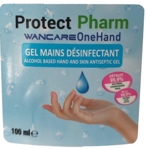 Gel Mains Hydroalcoolique Sans Rinçage 100Ml