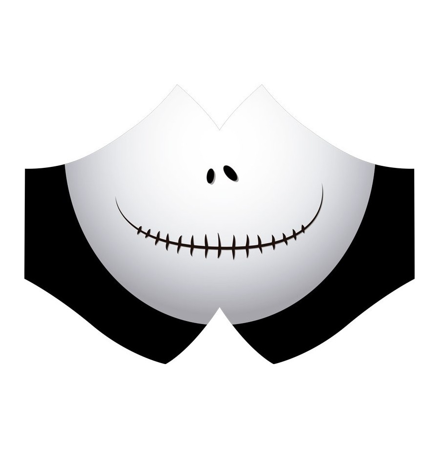 Masque protection tissu  fantôme junior