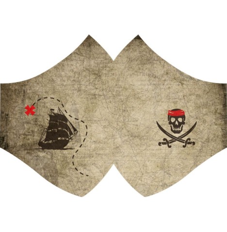 Masque protection tissu pirate junior - Articles Evènementiel  pas ...