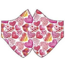 Masque protection tissu St Valentin