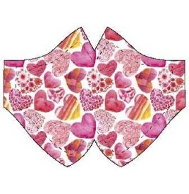 Masque protection tissu St Valentin - Accueil  pas cher