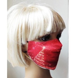 Masque protection tissu  Décor Noël