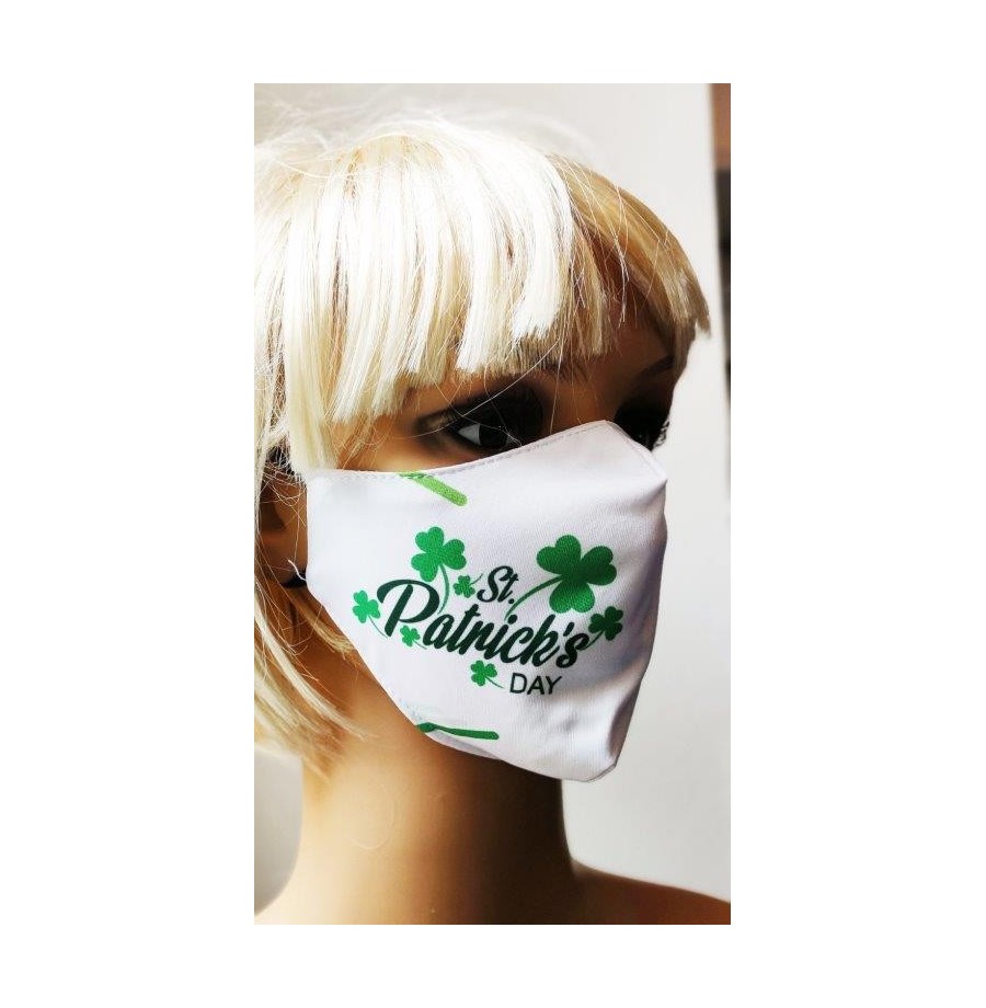 Masque protection tissu St Patrick