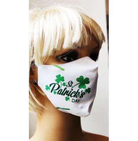 Masque protection tissu St Patrick