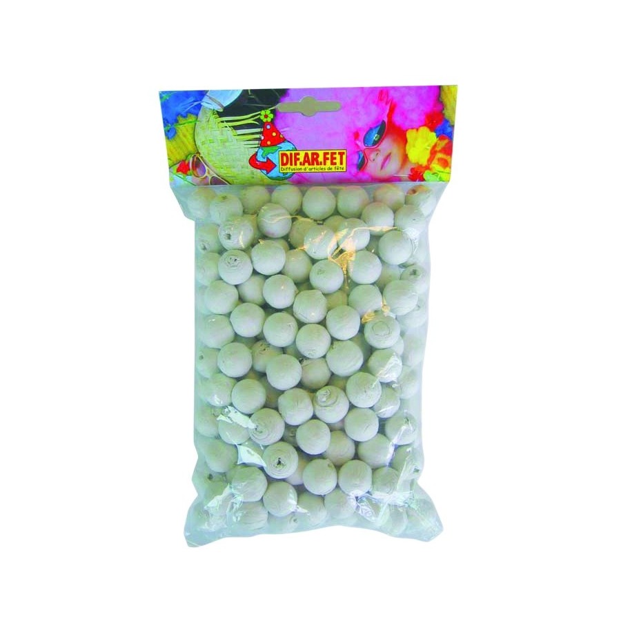 Boules  dancing Blanches (sachet de 200)