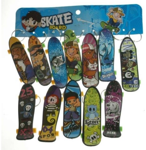 Porte-clés skateboard  10  cm