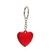 Porte-clés coeur cristal  Rouge 4 cm