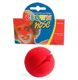 Nez de clown en mousse L'unité