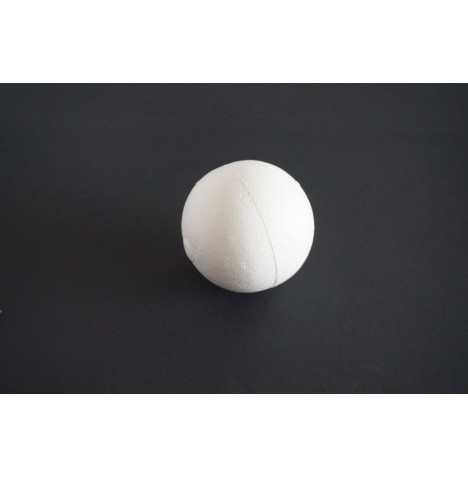 Boule styropore diamètre 70 mm l'unité