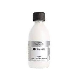 Encre à dessiner à l'eau blanc flacon 250ml