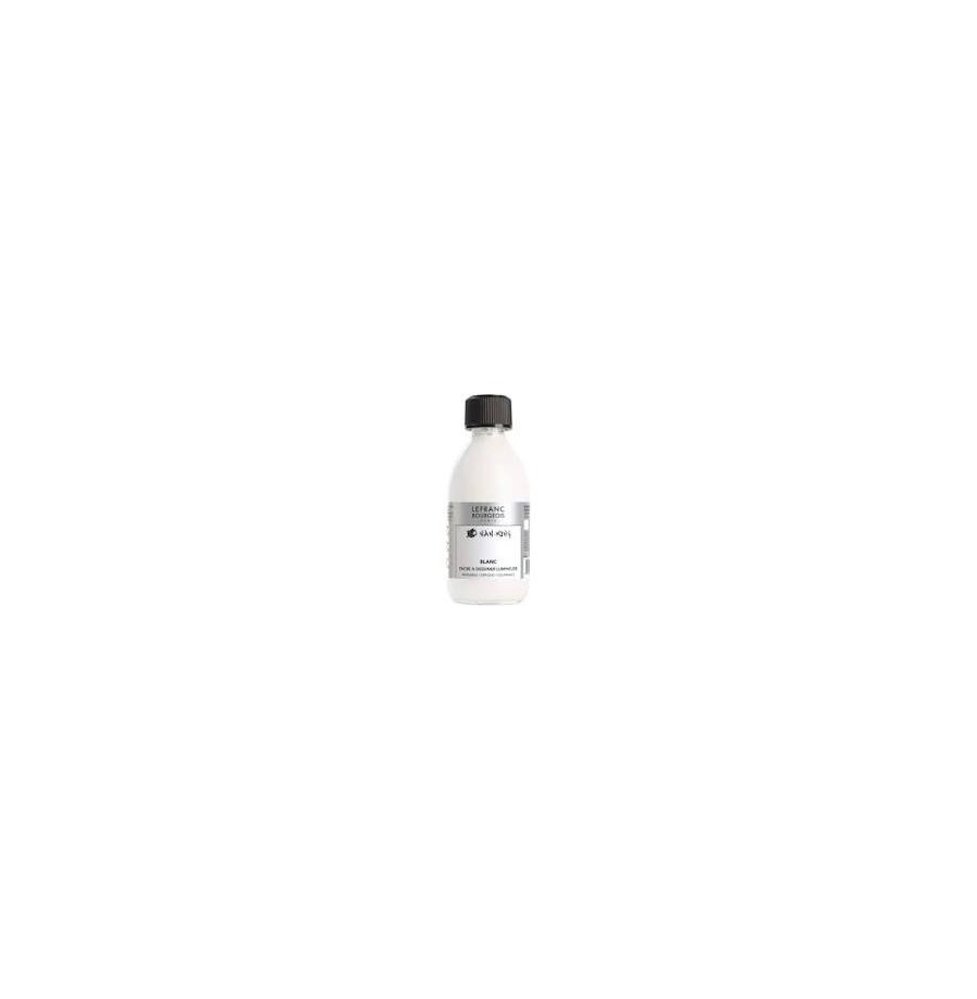 Encre à dessiner à l'eau blanc flacon 250ml