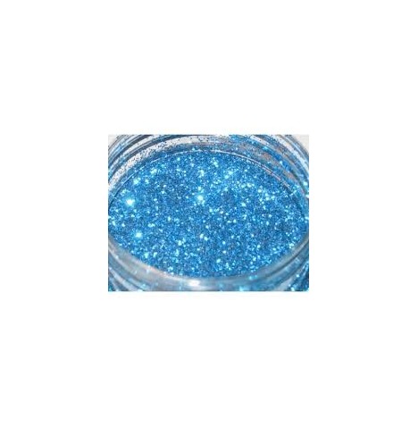 Paillettes fines bleu le sachet de 50 gr