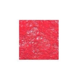 Sisal en rouleau 50 x 100 cm Rouge