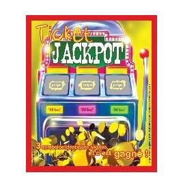 Tickets à gratter 'JACKPOT' les 500 perdu - Billetterie  pas cher