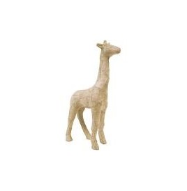 Girafe papier mâché ht 28 cm